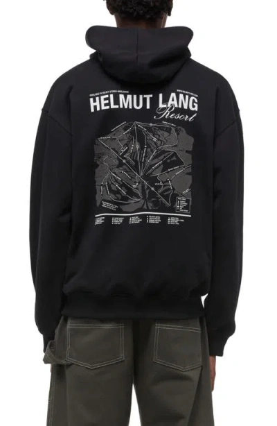 Helmut Lang Ski Map Graphic Hoodie In Multi