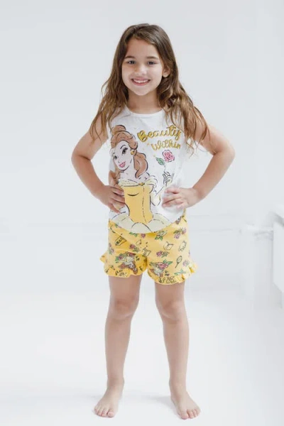 Disney Tank Top & French Terry Shorts Set In Multi