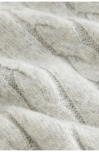 Next Kids' Cable Crewneck Sweater In Gray