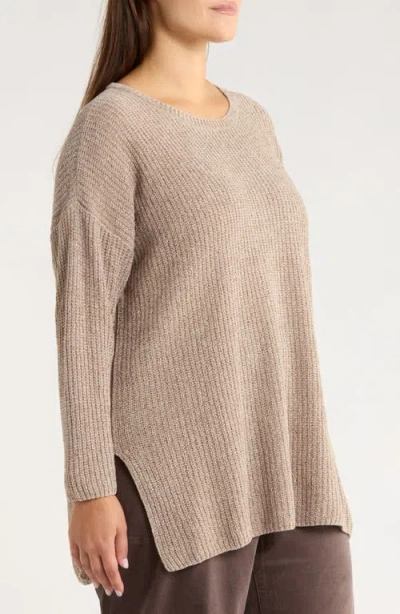 Eileen Fisher Crewneck Sweater In Gray