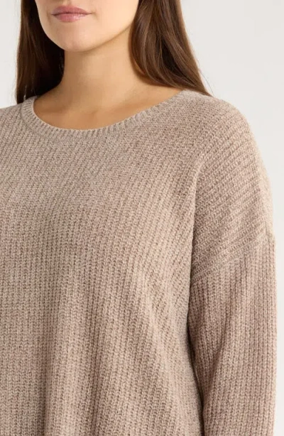 Eileen Fisher Crewneck Sweater In Gray