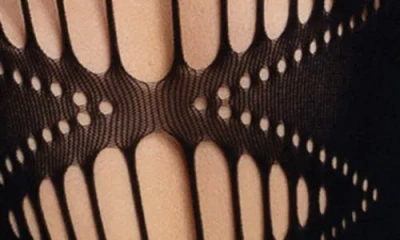 Dreamgirl Cutout Long Sleeve Bodysuit In Black