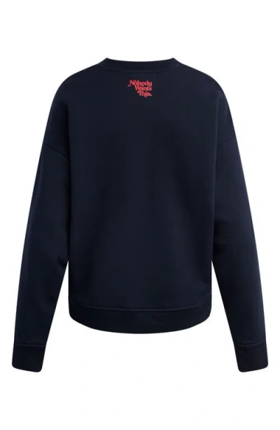 Favorite Daughter Loser Sibling Cotton Blend Sweatshirt In Blue