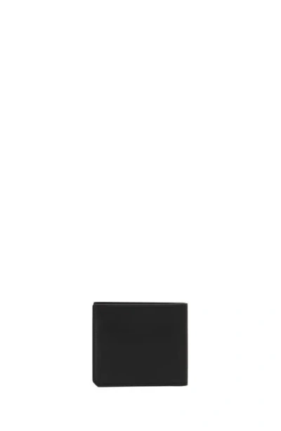 Lanvin Compagnon Leather Wallet In Black