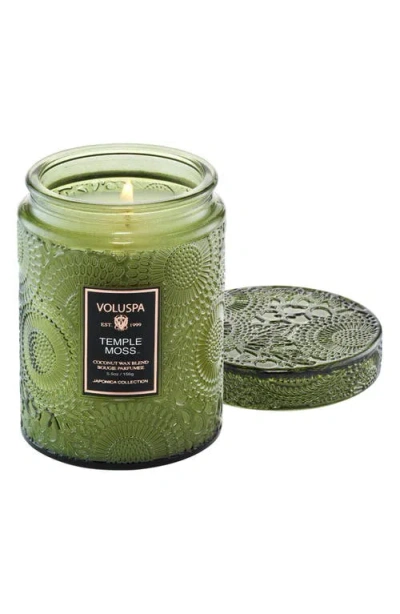 Voluspa Temple Moss Small Jar Candle In Green