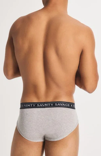 Savage X Fenty Savage Classics 3-pack Briefs In Gray