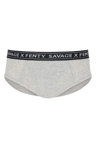 Savage X Fenty Savage Classics 3-pack Briefs In Gray