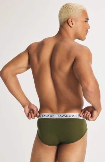 Savage X Fenty Savage Classics 3-pack Briefs In Gray