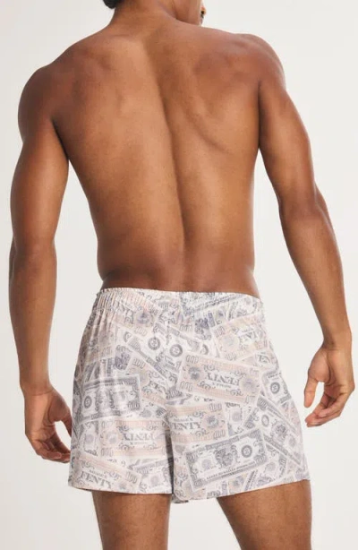 Savage X Fenty Savage X Satin Boxers In Gray