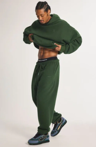 Savage X Fenty Fleece Hoodie In Green