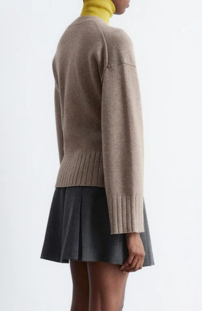 & Other Stories Cotton & Wool Cardigan In Neutral