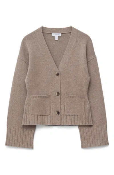 & Other Stories Cotton & Wool Cardigan In Neutral