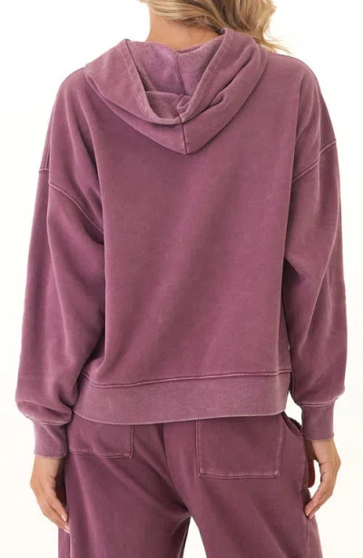 Threads 4 Thought Marcellina Mineral Wash French Terry Hoodie In Animal Print