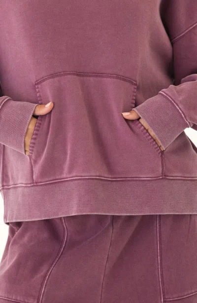 Threads 4 Thought Marcellina Mineral Wash French Terry Hoodie In Animal Print