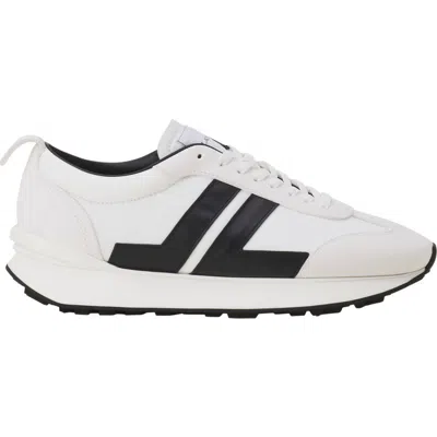 Lanvin Bumpr Nylon Sneakers In White