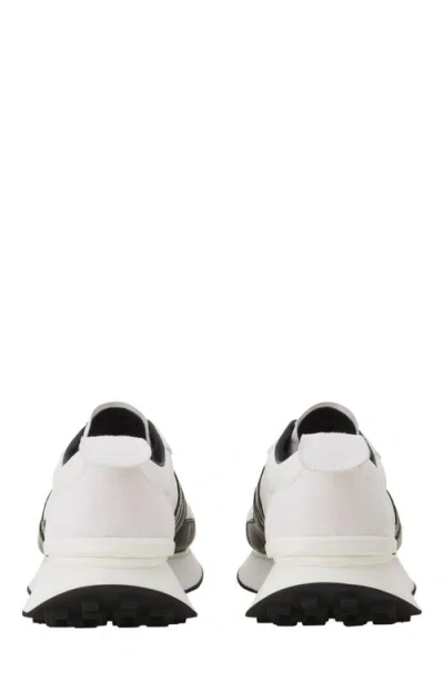 Lanvin Bumpr Nylon Sneakers In White
