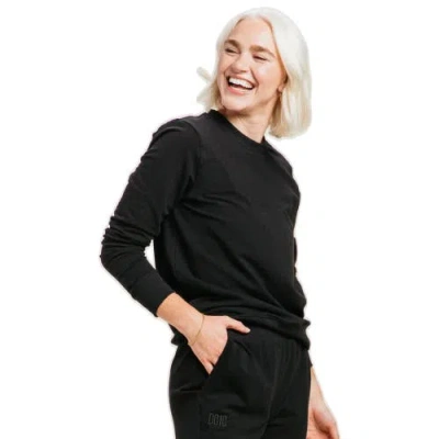 Ocio Softcore Classic Crewneck In Black