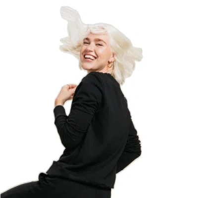 Ocio Softcore Classic Crewneck In Black