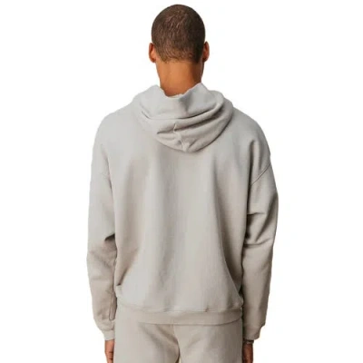Ocio Organic Cotton Teddy Oversized Hoodie In Gray