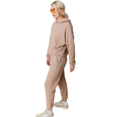 Ocio Organic Cotton Teddy Everywhere Jogger In Neutral