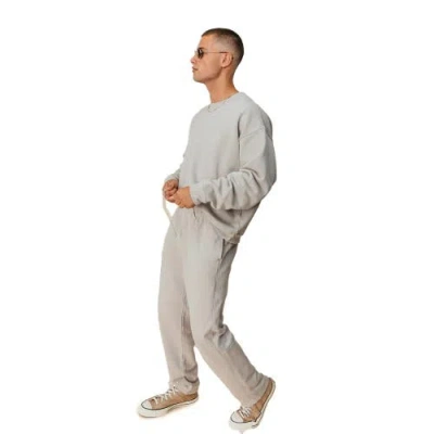 Ocio Organic Cotton Teddy Straight Leg Pant In White