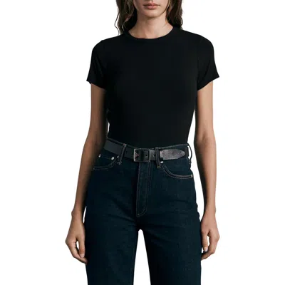 Rag & Bone Luca Baby T-shirt In Animal Print