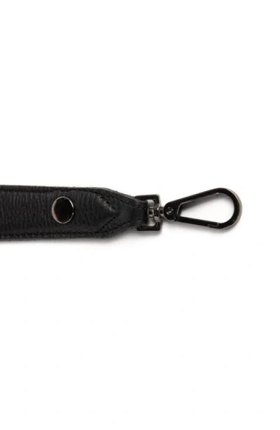 Hammitt Rivet Leather Bag Strap In Black