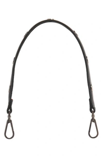 Hammitt Rivet Leather Bag Strap In Black