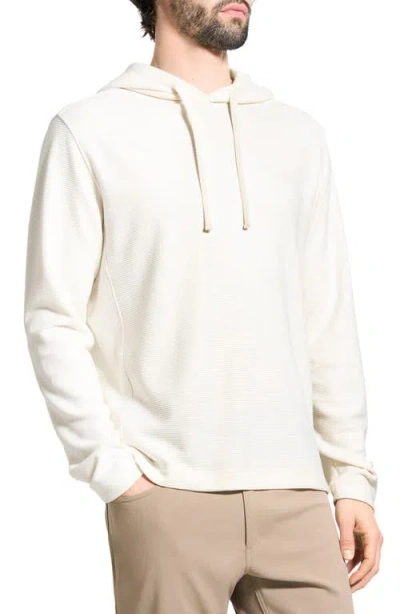 Theory Delroy In Studio T Jacquard Relaxed Fit Hoodie In White