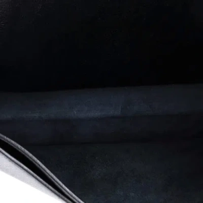 Pre-owned Hermes  Hermes Sac A Depeches Bag Epsom 27 In Black