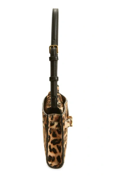 Veronica Beard Dash Genuine Calf Hair Shoulder Bag In Animal Print