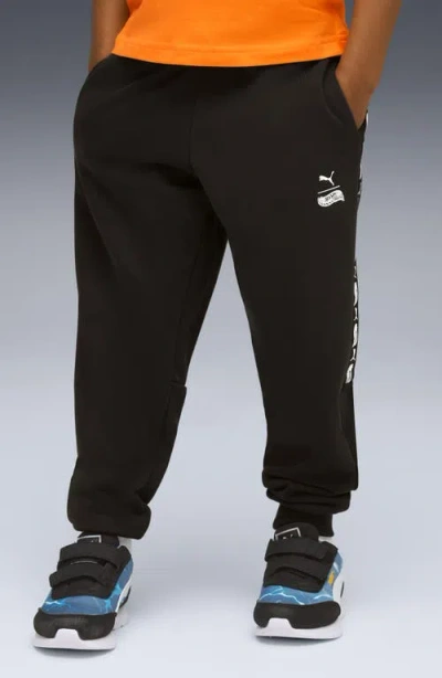 Puma X Hot Wheels Kids' Sweatpants In Black