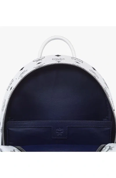 Mcm Stark Side Studs Backpack In White