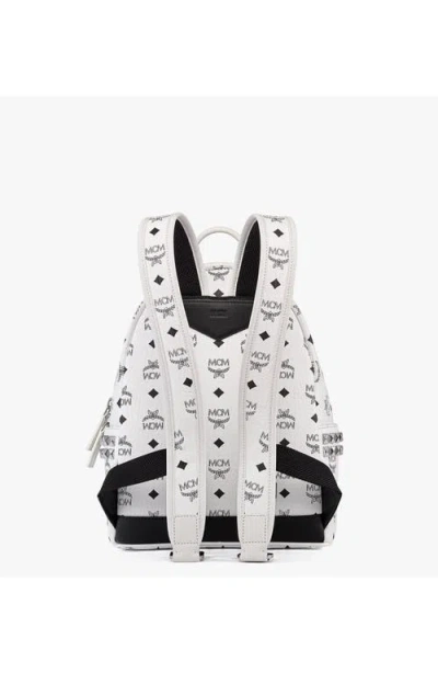 Mcm Stark Side Studs Backpack In White