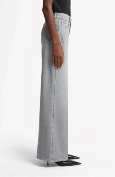 7 For All Mankind High Rise Lotta Flared Leg Jeans In Panalu In Blue