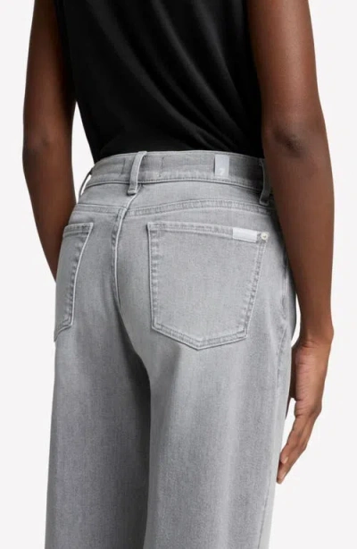 7 For All Mankind High Rise Lotta Flared Leg Jeans In Panalu In Blue