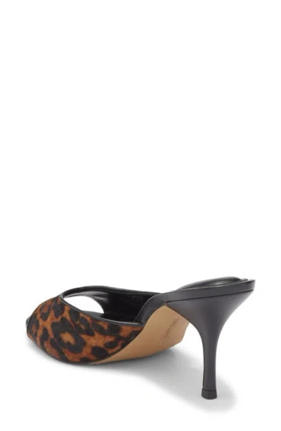 Vince Camuto Women's Prynn Calf Hair High Heel Mule Sandals In Animal Print
