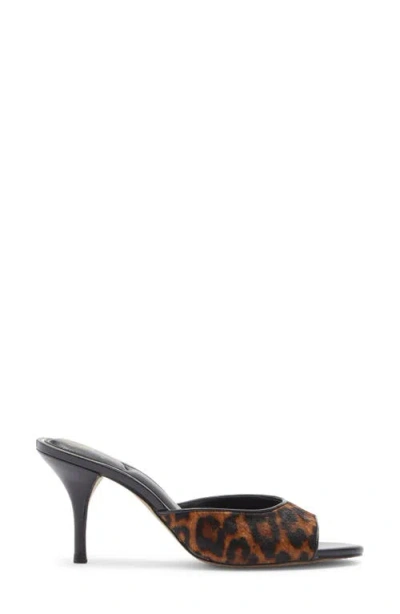 Vince Camuto Women's Prynn Calf Hair High Heel Mule Sandals In Animal Print