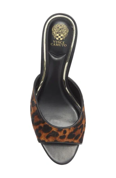 Vince Camuto Women's Prynn Calf Hair High Heel Mule Sandals In Animal Print