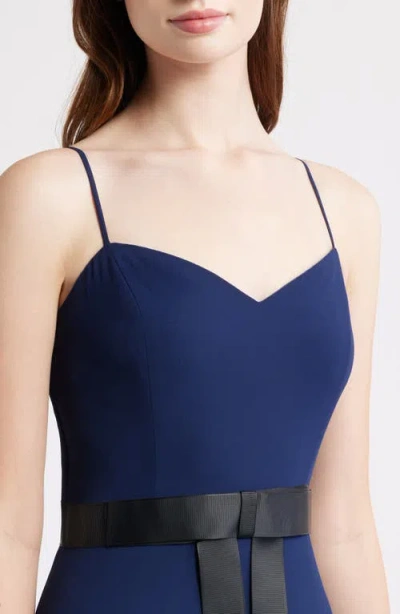 Lulus Beth Tiered Ruffle Gown In Blue
