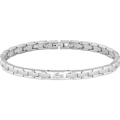 Lacoste Metropole Chain Bracelet In Metallic