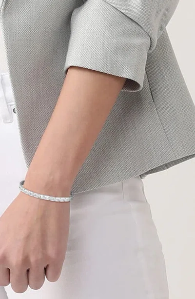 Lacoste Metropole Chain Bracelet In Metallic