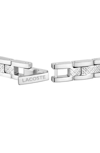 Lacoste Metropole Chain Bracelet In Metallic