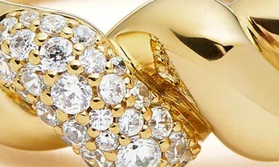 Missoma Molten Snow Double Statement Ring In Multi