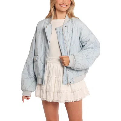 Petal And Pup Petal & Pup Keah Onion Quilted Bomber Jacket In Multi