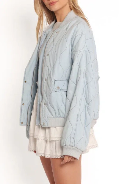 Petal And Pup Petal & Pup Keah Onion Quilted Bomber Jacket In Multi