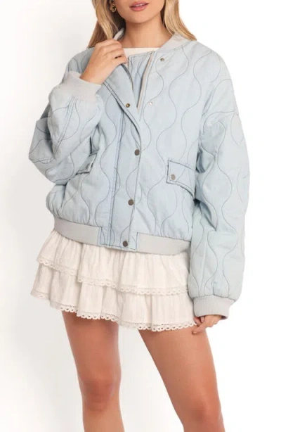 Petal And Pup Petal & Pup Keah Onion Quilted Bomber Jacket In Multi