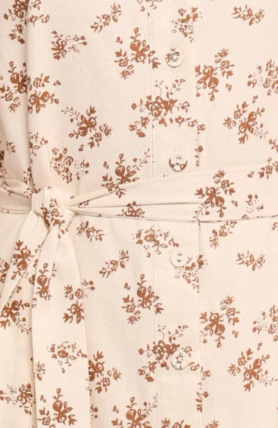 Petal And Pup Petal & Pup Lincoln Tie Waist Long Sleeve Maxi Dress In Multi