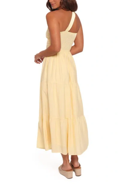 Petal And Pup Petal & Pup Vinnie One-shoulder Maxi Dress In Yellow