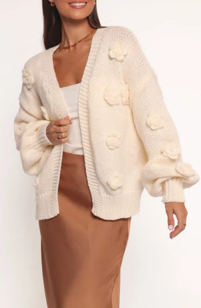 Petal And Pup Petal & Pup Doralee Rose Cardigan In White